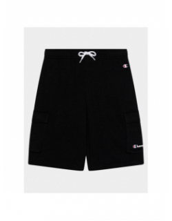 Short jogging cargo logo brodé noir garçon - Champion