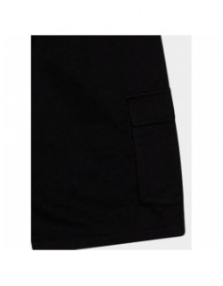 Short jogging cargo logo brodé noir garçon - Champion