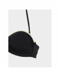 Maillot de bain 2 pièces emma noir or femme - Grain De Sable