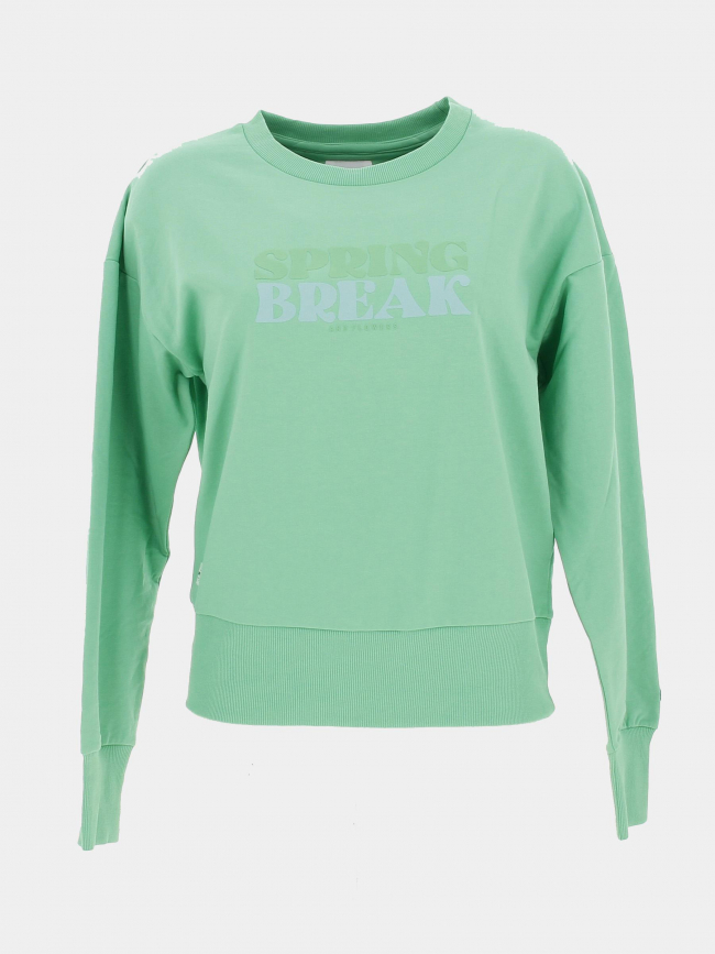 Sweat ajaccio vert femme - Happy and So