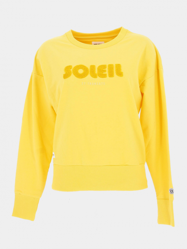 Sweat ajaccio jaune femme - Happy and So