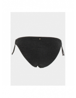 Culotte tanga de maillot de bain shine noir or femme - Happy & So