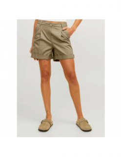 Short taille haute maddy beige femme - Jjxx