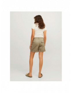 Short taille haute maddy beige femme - Jjxx