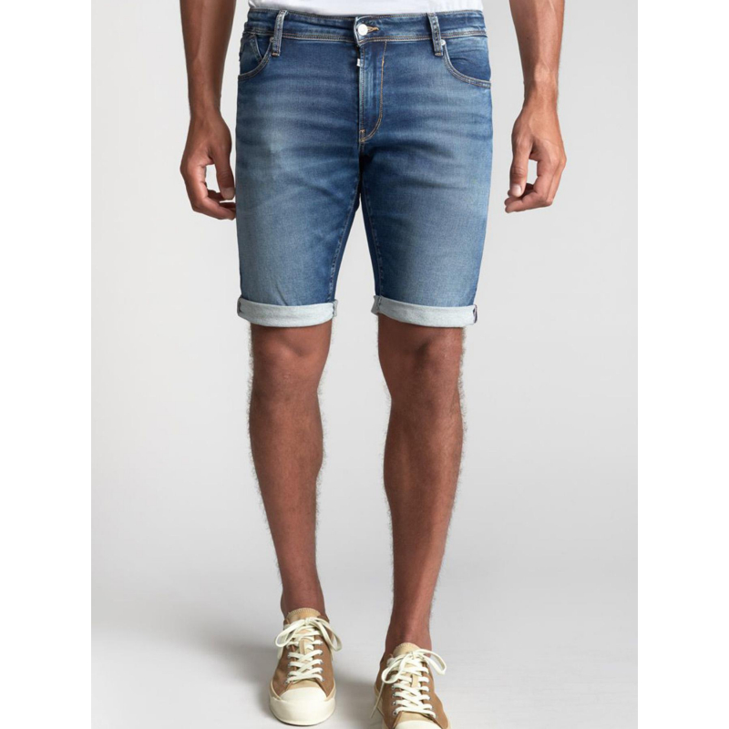 Short blue jogg bleu homme - Le Temps Des Cerises