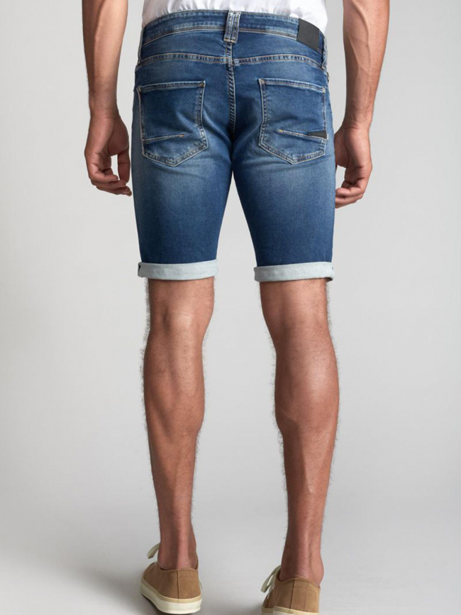 Short blue jogg bleu homme - Le Temps Des Cerises