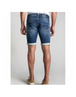 Short blue jogg bleu homme - Le Temps Des Cerises