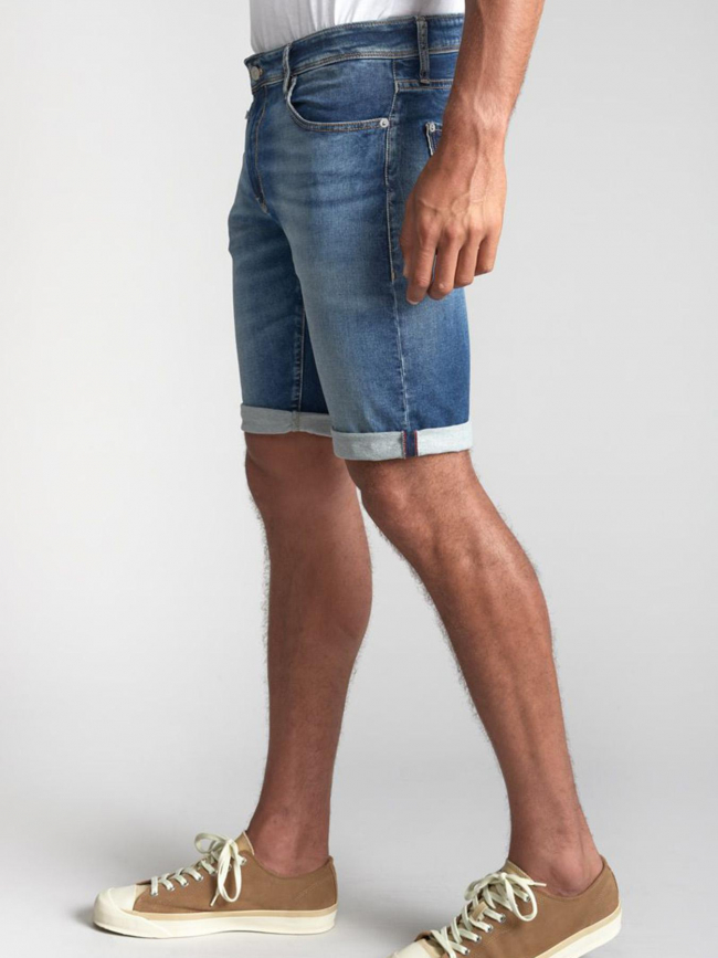 Short blue jogg bleu homme - Le Temps Des Cerises