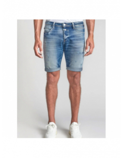 Short en jean landres bleu homme - Le Temps Des Cerises