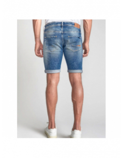 Short en jean landres bleu homme - Le Temps Des Cerises