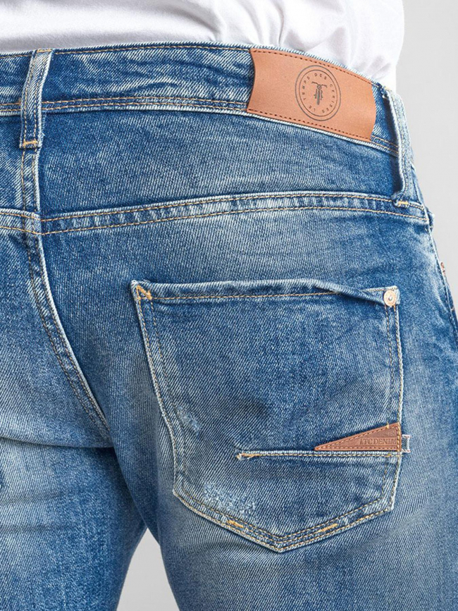 Short en jean landres bleu homme - Le Temps Des Cerises