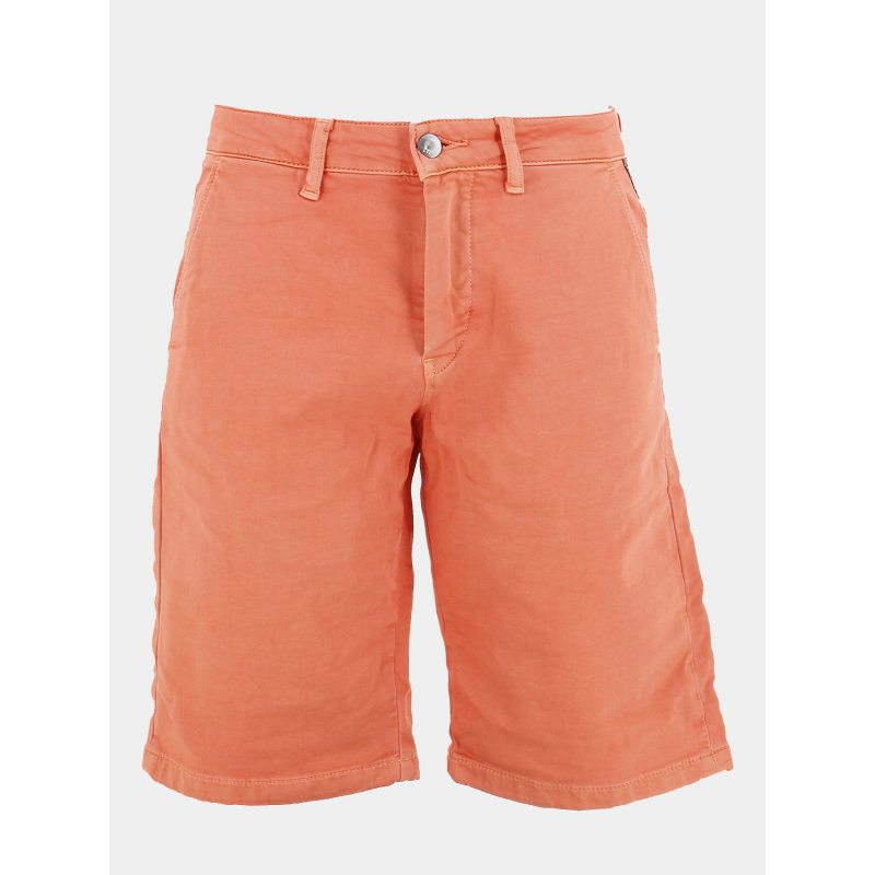 Short chino jogg swoop corail homme - Le Temps Des Cerises