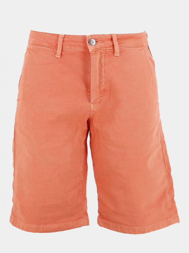 Short chino jogg swoop corail homme - Le Temps Des Cerises