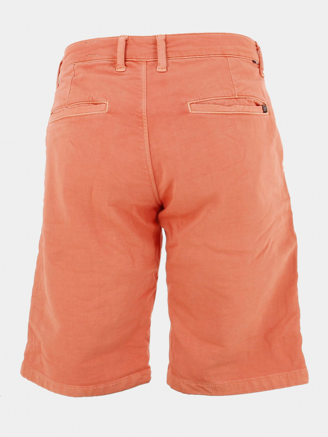 Short chino jogg swoop corail homme - Le Temps Des Cerises