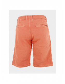 Short chino jogg swoop corail homme - Le Temps Des Cerises