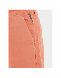 Short chino jogg swoop corail homme - Le Temps Des Cerises