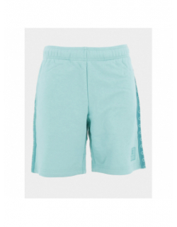 Short jogging logo bandes vert d'eau homme - Champion