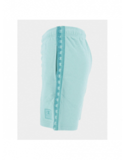 Short jogging logo bandes vert d'eau homme - Champion