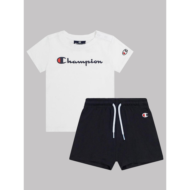 Ensemble short t-shirt blanc tout petits - Champion