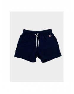 Ensemble short + t-shirt logo bleu blanc enfant - Champion