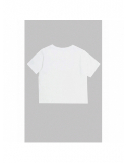 T-shirt crewneck happy blanc fille - Champion