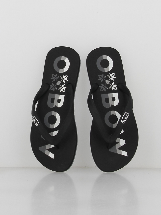 Tongs graphique logo noir homme - Oxbow