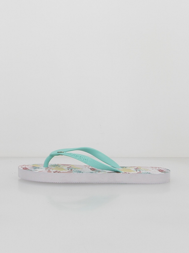 Tongs palmera vert rose fille - Culture Sud