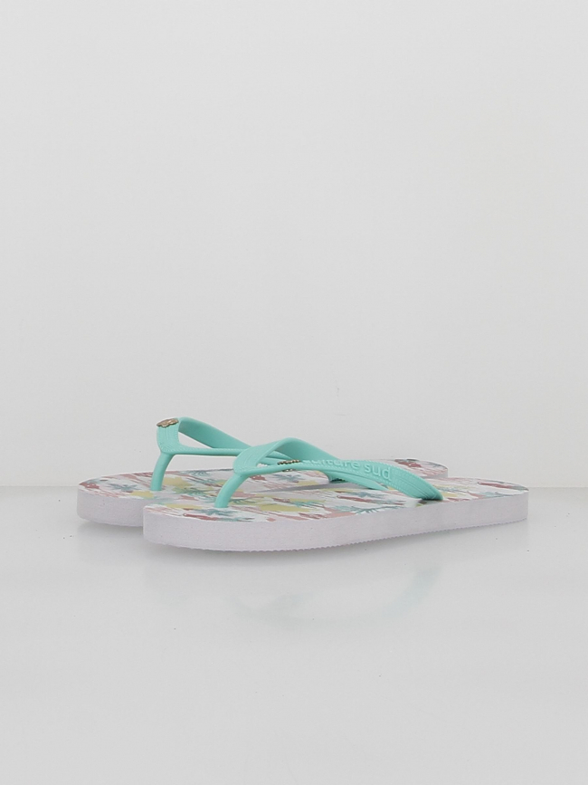 Tongs palmera vert rose fille - Culture Sud