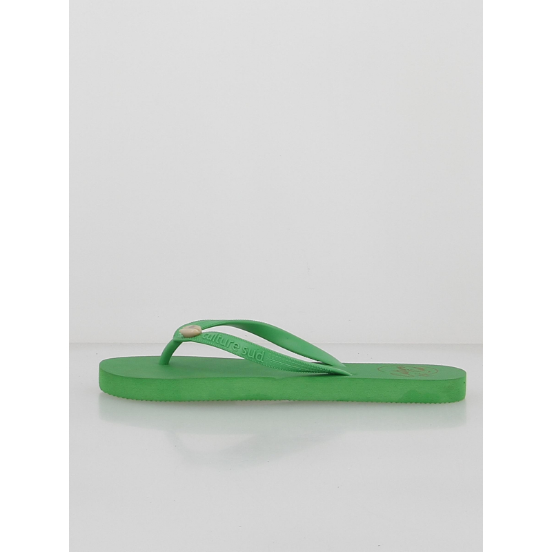 Tongs exnymphali brésil vert femme - Culture Sud