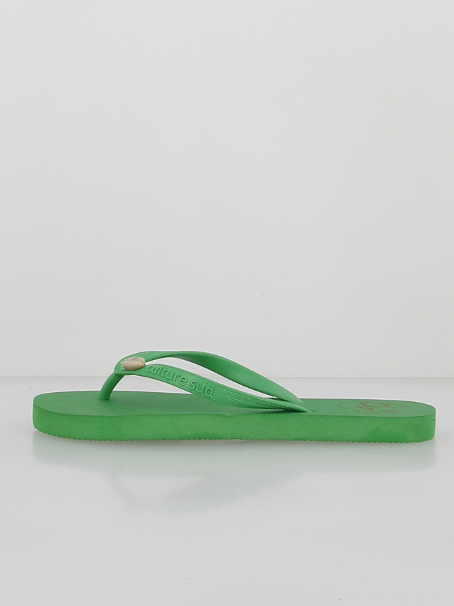 Tongs exnymphali brésil vert femme - Culture Sud