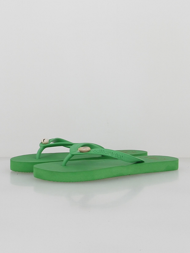 Tongs exnymphali brésil vert femme - Culture Sud