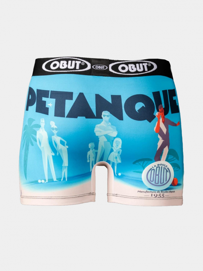 Boxer pétanque bleu homme - Obut