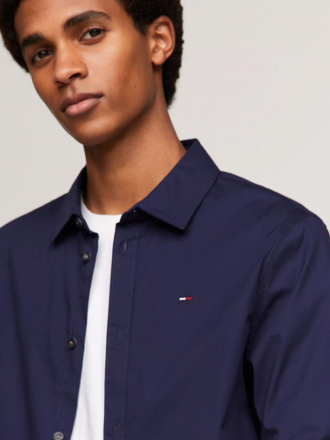 Chemise original stretch bleu marine homme - Tommy Jeans