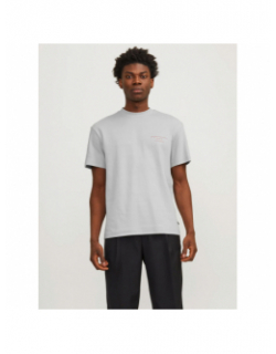 T-shirt sanchez uni gris homme - Jack & Jones