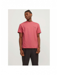 T-shirt sanchez uni rose homme - Jack & Jones