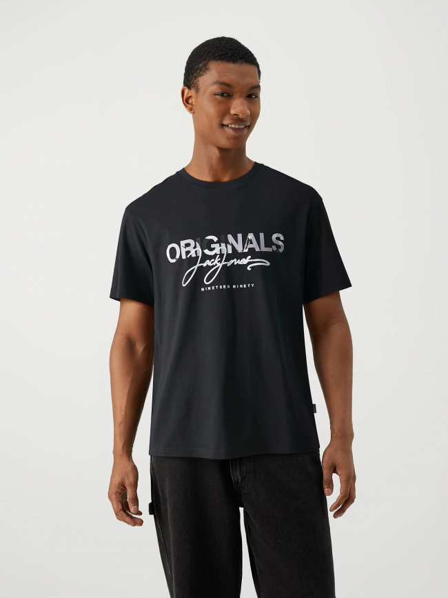 T-shirt aruba aop branding noir homme - Jack & Jones