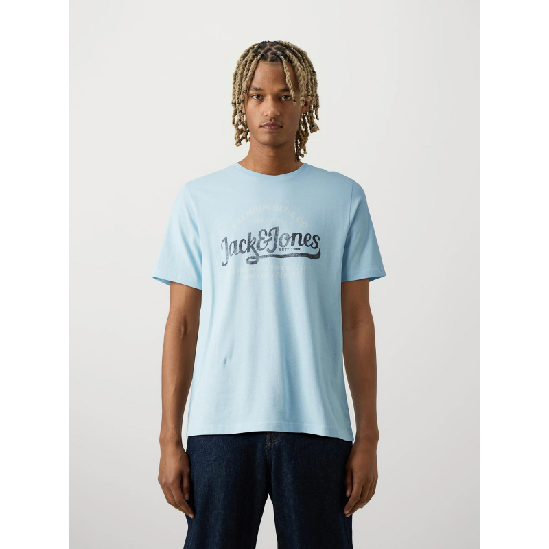 T-shirt blulouie bleu homme - Jack & Jones