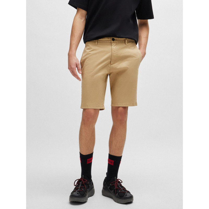 Short chino slim david beige homme - Hugo