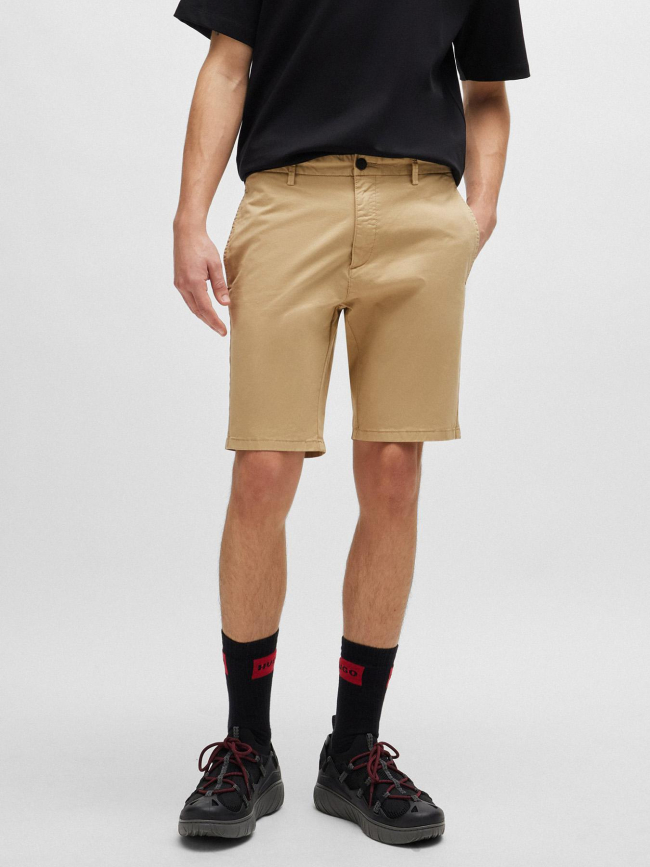 Short chino slim david beige homme - Hugo