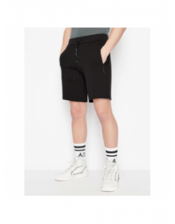 Short jogging poches zippées noir homme - Armani Exchange