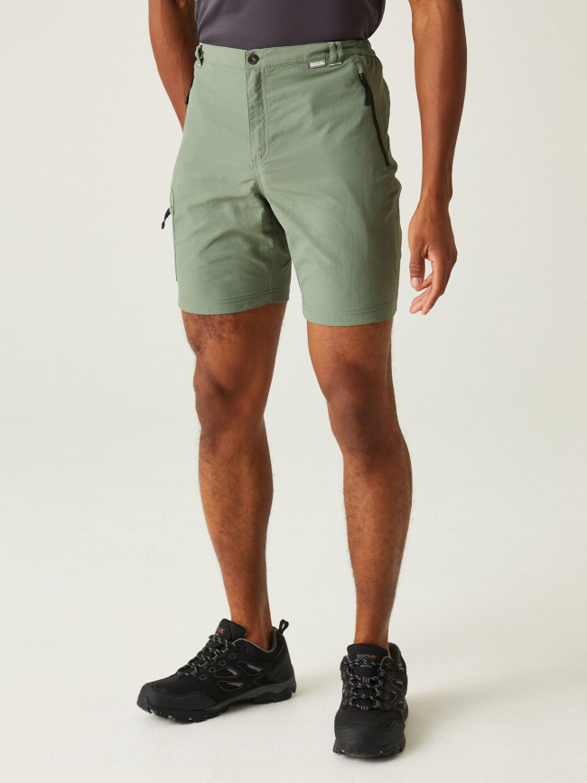 Short de randonnée leesville 2 vert homme - Regatta