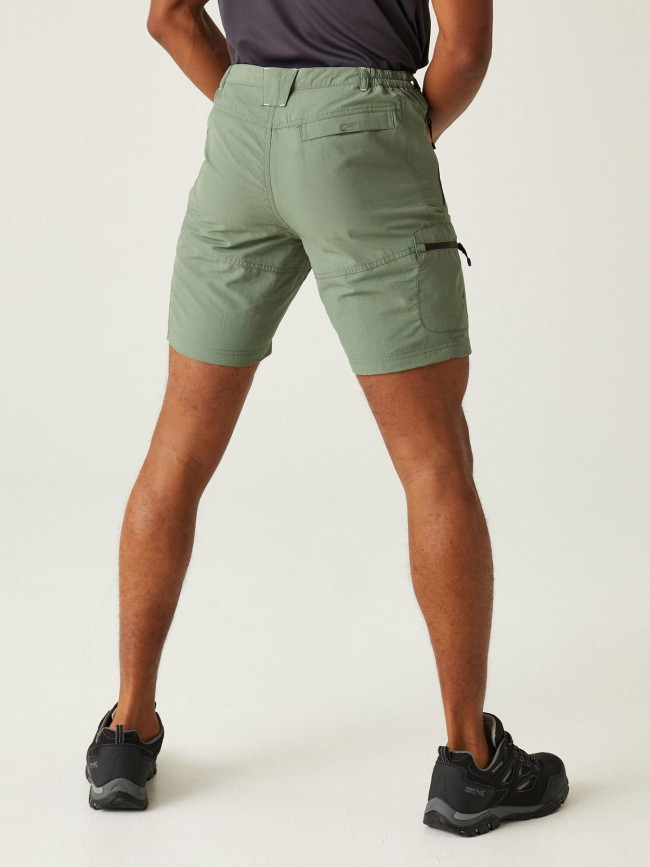 Short de randonnée leesville 2 vert homme - Regatta