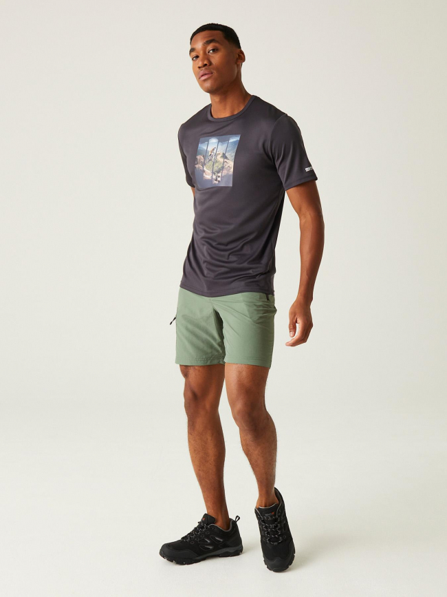 Short de randonnée leesville 2 vert homme - Regatta