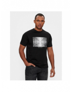 T-shirt imprimés noir homme - Armani Exchange