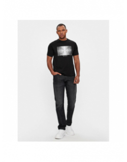 T-shirt imprimés noir homme - Armani Exchange