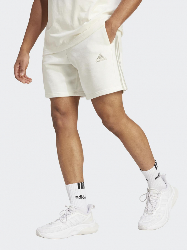 Short jogging 3S beige homme - Adidas