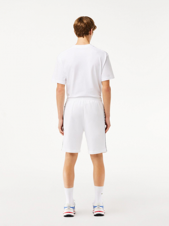 Short jogging blanc homme - Lacoste