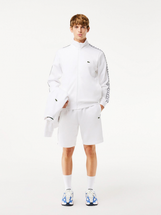 Short jogging blanc homme - Lacoste