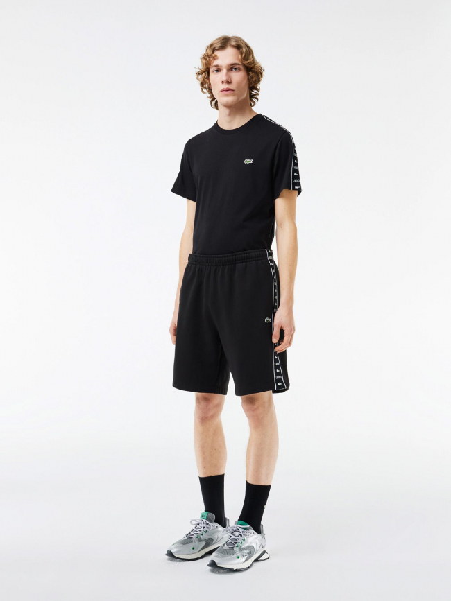 Short jogging logo noir homme - Lacoste