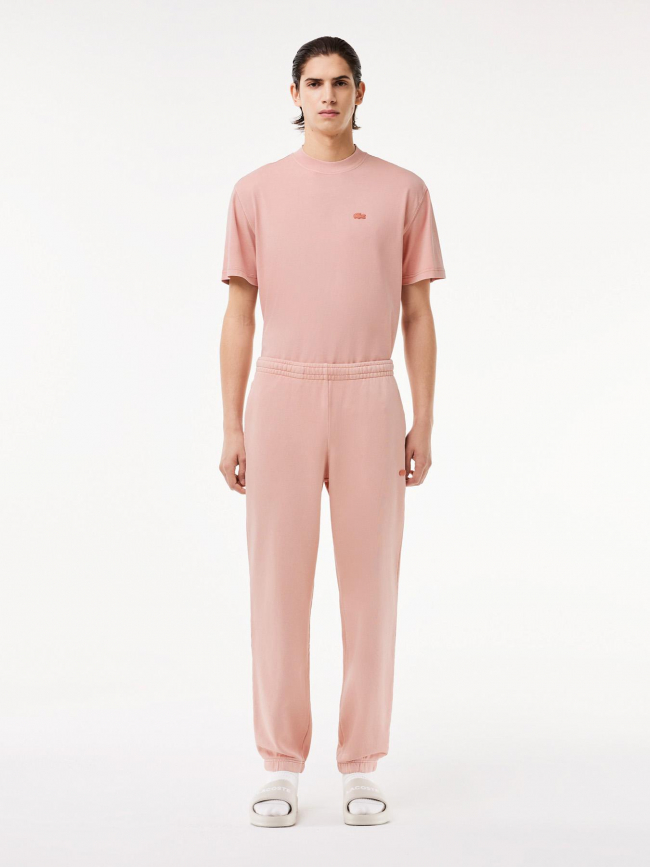 Jogging regular fit rose homme - Lacoste